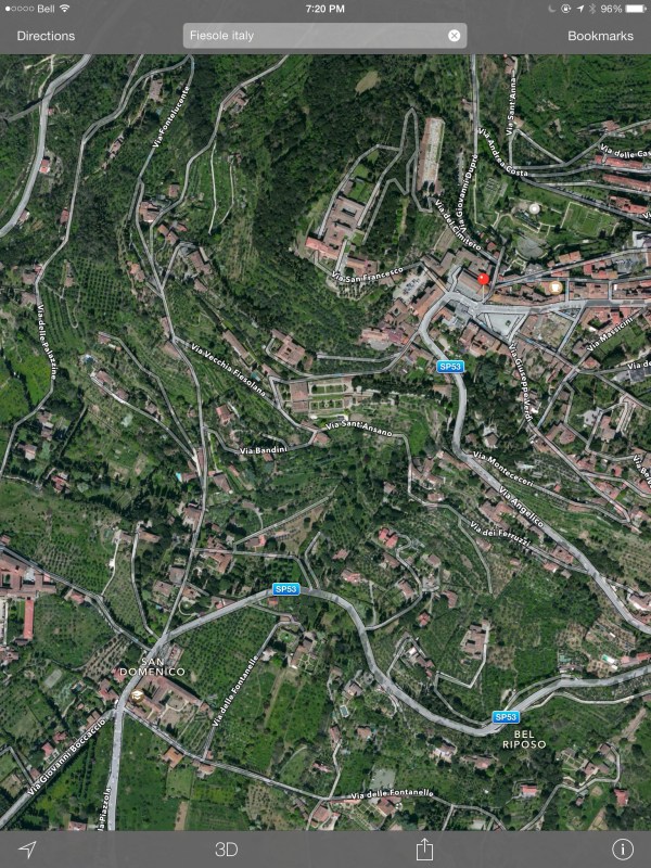 Fiesole map